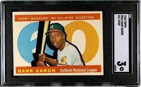 Aaron, Hank 1960 Topps All Star #566 Values - MAVIN