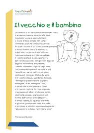 Un vecchio e un bambino si presero per mano e andarono insieme incontro alla sera, la polvere rossa si alzava lontano e il sole brillava di luce non vera; Il Vecchio E Il Bambino Poesia Poesie Image