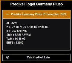 Prediksi Germany Plus5 1 Desember 2020 Desember