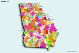 Create Custom Georgia Map Chart With Online Free Map Maker Color Georgia Map With Your Own Statistical Data Online Interactive V Georgia Map Map Maker Map