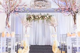 A soft palette of pinks plays up the princess look which pairs beautifully with a sparkly silver. Cherry Blossom Wedding Ideas Elegantwedding Ca