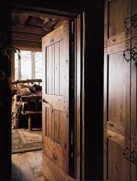 A barn door is so practical. Rustic Interior Doors Houzz