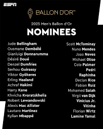 🥇 ¡LOS NOMINADOS! 🏆 Estos son los 30 nominados al Balón de Oro 2025,  galardón que se entregará en septiembre. 🤔 ¿Quién lo gana? ¿Te falta  alguien en la lista? 📸 France Football
