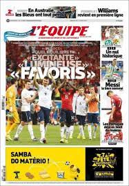 4 036 509 tykkäystä · 339 432 puhuu tästä. Newspaper L Equipe France Newspapers In France Sunday S Edition June 22 Of 2014 Kiosko Net