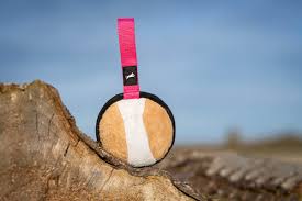 Sweetie XL ball - leather ball with a treat pocket and sheeps wool