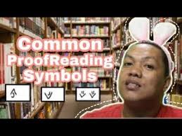 COMMON PROOFREADING SYMBOLS