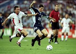 David beckham sees red and michael owen scores a 751 vs. World Cup Countdown 50 Days Argentina Moment Number 45 Javier Zanetti Mundo Albiceleste