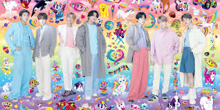 Feel free to send us your own wallpaper and we. Bts On The Cover Of Paper Break The Internet With Lisa Frank Paper