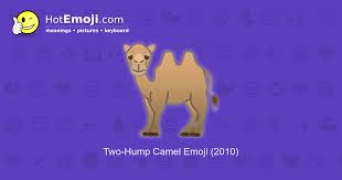 Two Hump Camel Emoji Meaning With Pictures From A To Z