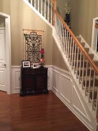 Have open concept home and chair rail in the main living area. Foyer Chair Rail And Picture Frame Molding Chair Rail Molding Chair Rail World Market Dining Chairs