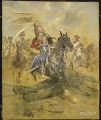Charge Du 2e Hussards Painting Painter Crimean War