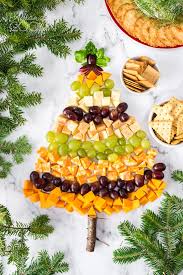 These christmas appetizers are easy to make, delicious, and great for a crowd! Christmas Tree Cheese Platter Recipe Amanda S Cookin
