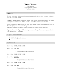 Help In Making Resume