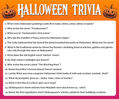 Sep 23, 2021 · we have listed halloween trivia questions and answers to use at a party or to test your knowledge of halloween. 10 Best Free Printable Halloween Trivia Questions Printablee Com