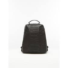Backpack In Eco Friendly Leather With A Casual Line And Characterized By Macro Logo Written All Is Tone On Tone Handles An Small Backpack Bikkembergs Leather