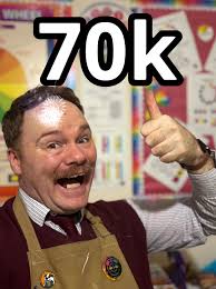 Wooo! We've just hit 70,000 followers. Thank you to each and every one of  you.