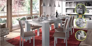 Suffice it to say that if there's a chandelier in the house, it'll probably be above the dining room table. Lucia Multi Function Extending Console Dining Table 90 X 50 237cm White Buy Online In Andorra At Andorra Desertcart Com Productid 63220188