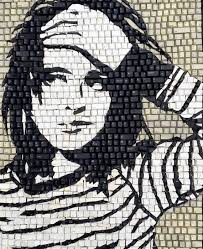 Pushing Buttons Amazing Recycled Keyboard Mosaic Waste Art Mosaic Mosaic Art