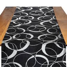 Buy table runners for a chic or practical finish to your dinning space. Table Runner Silver Halo Table Runner Linen Rentals Wedding Table Linen Runners Chair Covers Bbj Linen