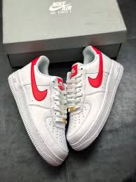 Nike Air Force 1 07 White Noble Red 2020 315115 154 In 2020 Nike Shoes Air Max Nike Air Shoes Nike Air