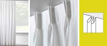 dubbele plooi vlinder plooi gordijnen gordijnen naaien raambekleding