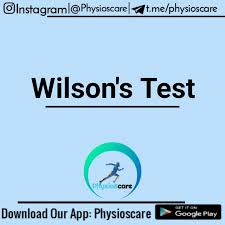 Image result for Wilson Test
