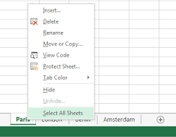 Use the following sample code to open an existing excel file and add worksheet to it. Group Worksheets Excel