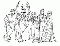 Cendrillon, elsa et anna de la reine des neiges, raiponce et autres princesses (de disney ou non) Coloriage La Reine Des Neiges Coloriages Pour Enfants