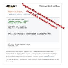 Spam Alert Amazon Iphone Order Confirmation Email