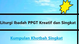 Votum & salam ibadah kristen / unsur unsur liturgi shopee indonesia : Liturgi Ibadah Ppgt Kreatif Dan Singkat