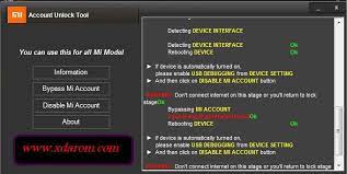 Sep 12, 2019 · what is the xiaomi frp unlock tool? Mi Account Unlock Tool Download Mi Account Bypass Tool For Xiaomi Devices Xdarom Com Smartphone Hacks Unlock Find My Phone