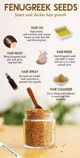 Ways To Use Fenugreek Seeds For Faster And Thicker Hair Growth The Little Shine In 2021 Thick Hair Growth Hair Remedies For Growth Fenugreek For Hair