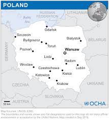 Maps of poland in english. Poland Location Map 2019 Poland Reliefweb