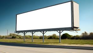 Outdoor em branco na beira da estrada Outdoor em branco na cidade para  colocar banner de propaganda | imagem Premium gerada com IA