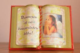 A facut pasul cel mare catre dumnezeu. Carte Decorativa Magnetica Dumnezeu Sa Va Binecuvanteze Fetita 7x9 50 Cm