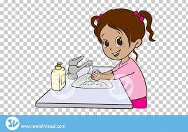The video demonstrates several steps and hand motions to perform in order to both thoroughly wash your hands and with sufficient time to kill almost all viruses. Washing Hands Cartoon Pic