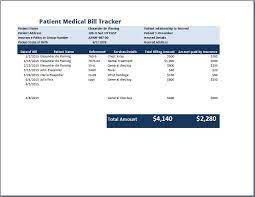 Register and subscribe now to work on your medical bill tracker. Hospital Patient Medical Bill Tracker Template Word Excel Templates