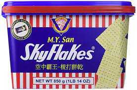 This is considered the number one undisputed cracker brand throughout the years. Amazon Com My San Skyflakes Saltine Crackers 850g 1lb 14oz 3 Pack