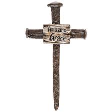 Colorful and inspiring designs from maria diaz (design originals) sourcebook of patterns with detailed. Amazing Grace Nail Wall Cross Hobby Lobby 1662493