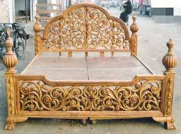 Sleep in style with the flemington platform bed with headboard. Brown Wooden Carved Bed Size King Size Royal Carving Furniture Id 22707410497