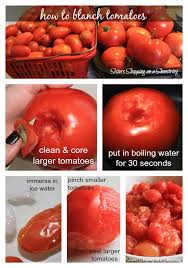 How to core a tomato. How To Blanch Tomatoes Sisters Shopping Farm And Home