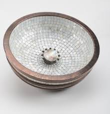 lot art linkasink mosaic bathroom sink