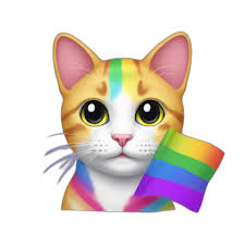 LGBT flag cat emoji | AI Emoji Generator
