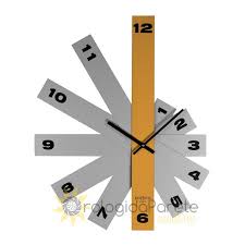 The different types of modern metal wall clock on sale can be installed in bedrooms, kitchen, loggia, living room, balcony, and even the dining rooms as they're designed many modern metal wall clock have vintage roman numerals or large numbers, which makes them easy to read compared to others. Large Wall Clock Modern Metal Painted Orologidaparetemoderni