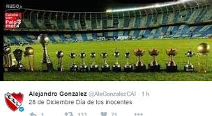 Racing club vs independiente on 11/04/2021 argentine division 1 free predictions, betting tips, h2h stats, 1x2 picks from nowgoal pro tipsters. Los Memes Futboleros Por El Dia De Los Inocentes Mundo D