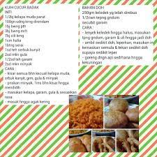 Cara membuat inti kuih cucur badak: Resepi Kuih Cucur Badak Dog Food Recipes Food Animals Cooking