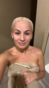 No makeup fresh out of the shower :)