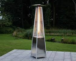 Pretty much everybody can install an outdoor heater in their patio and enjoy warm air even during winter blizzards. Real Flame Gas Pyramid Patio Heater 13kw In Stainless Steel Outdoor For Sale Online Ebay