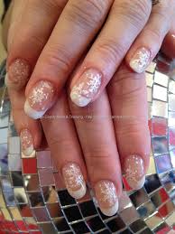White Acrylic Nails With Snowflakes New Expression Nails Professional 70 nail art acrylic uv gel powder liquid tips practice kit full set.