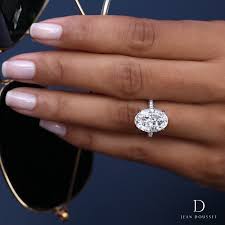 Chelsea Platinum Engagement Ring Set With A 5 Carat Oval Diamond Exclusively By Platinum Engagement Ring Set Dream Engagement Rings Wedding Rings Engagement